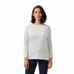 Női Craghoppers Blanca 3/4 Sleeved Póló Színes | JWCBGZ598