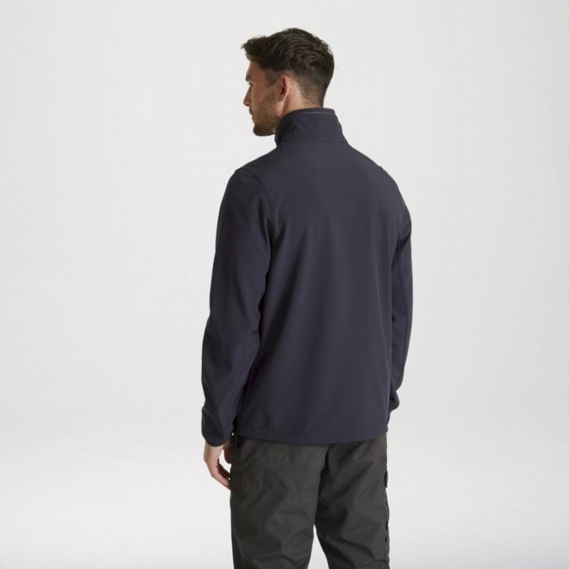 Férfi Craghoppers Expert Basecamp Softshell Kabát Sötétkék | QULIEN182
