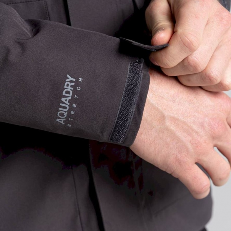 Férfi Craghoppers Lorton Thermic Kapucnis Kabát Szürke | LWOFPV342