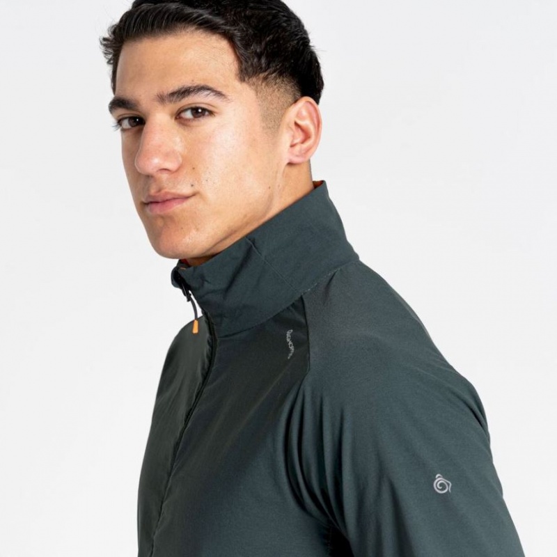 Férfi Craghoppers NosiLife Active Softshell Kabát Zöld | FRBLGO721