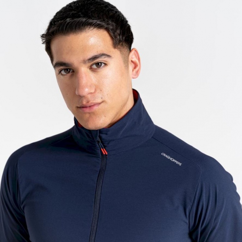 Férfi Craghoppers NosiLife Active Softshell Kabát Kék | FHBLMK756