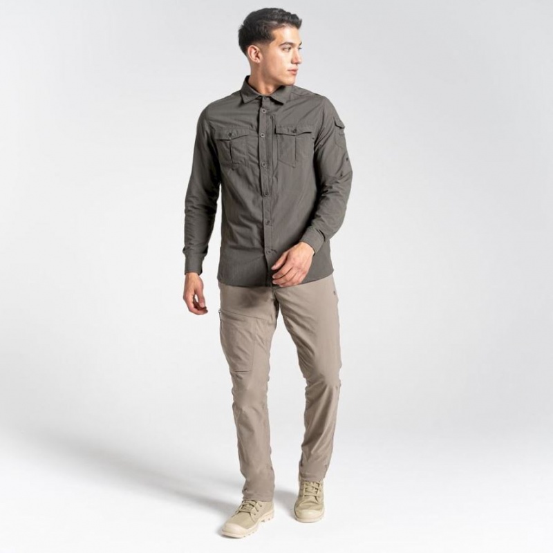 Férfi Craghoppers NosiLife Pro Active Nadrág Khaki | XRBELH375