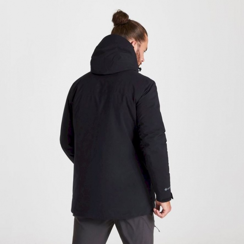 Férfi Craghoppers Talo Thermic Gore Tex Kabát Fekete | FGUDXC981