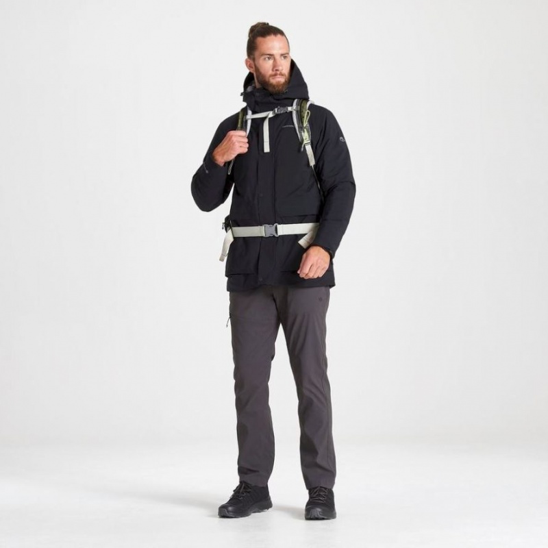 Férfi Craghoppers Talo Thermic Gore Tex Kabát Fekete | FGUDXC981