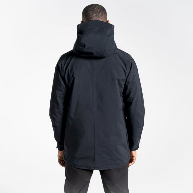 Férfi Craghoppers Toledo Gore Tex Kabát Fekete | WCQGYF456
