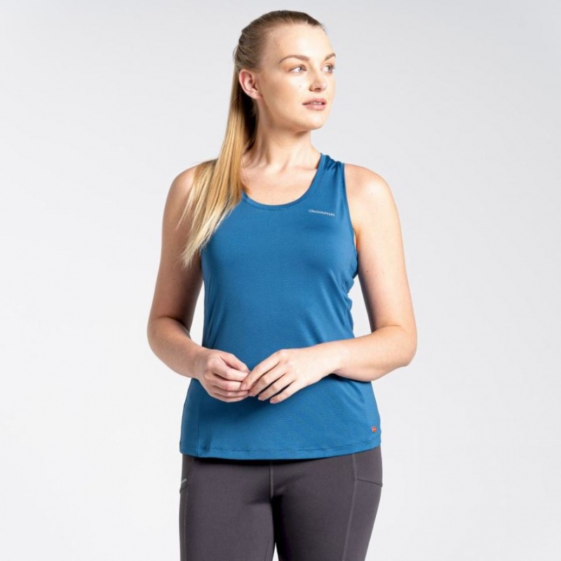 Női Craghoppers Aliso Vest Póló Kék | JRMZXO874