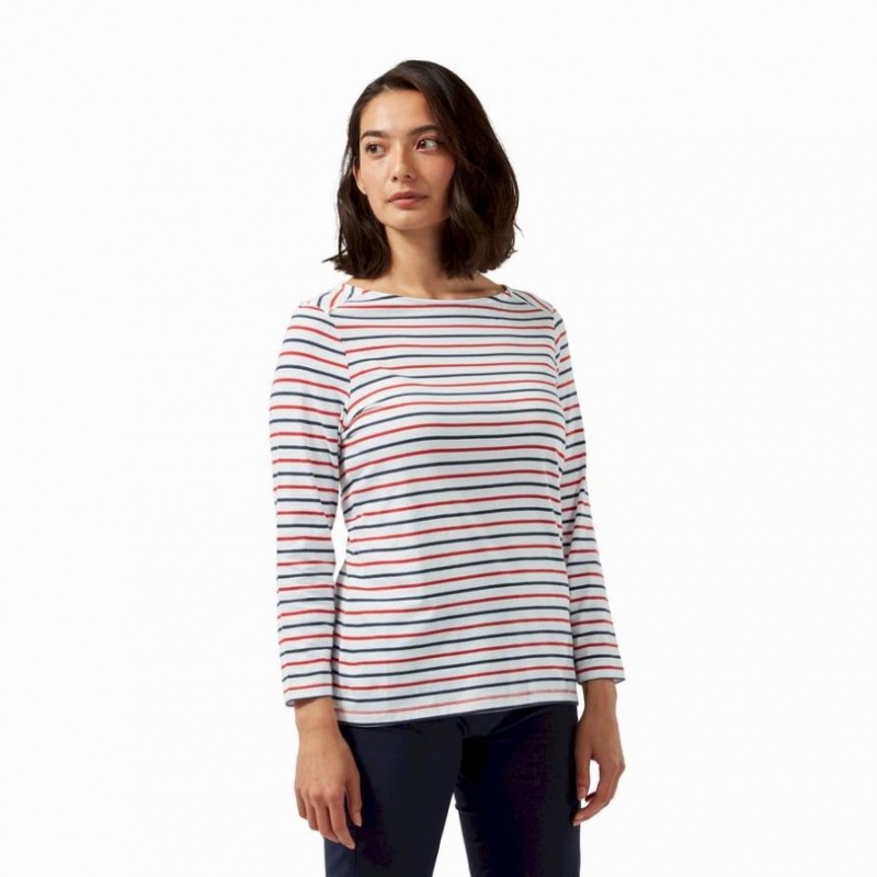 Női Craghoppers Blanca 3/4 Sleeved Póló Színes | JUOZRW497