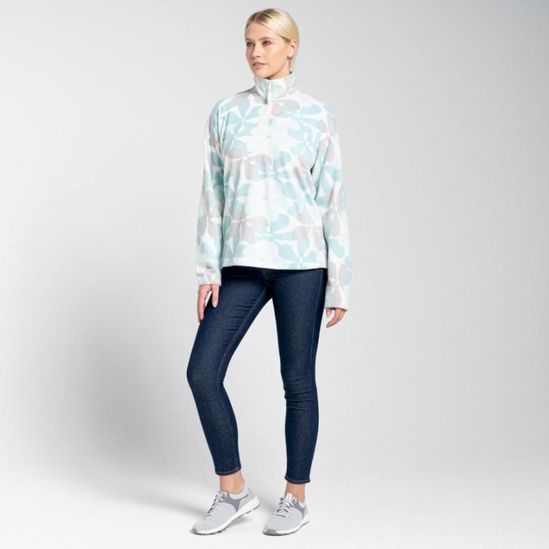 Női Craghoppers Cabrillo Half Zip Polár Pulóverek Színes | CKFQOX406