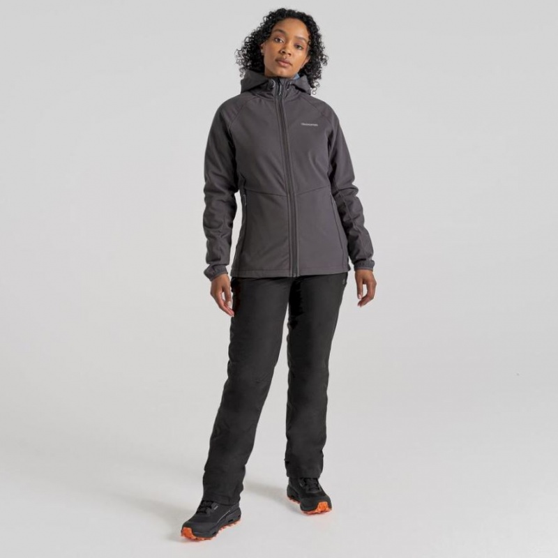 Női Craghoppers Kalti Weatherproof Kapucnis Kabát Szürke | SCXKHB024