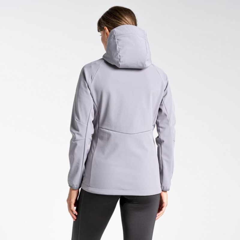 Női Craghoppers Kalti Weatherproof Kapucnis Kabát Szürke | WRUGZX307