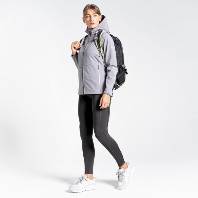 Női Craghoppers Kalti Weatherproof Kapucnis Kabát Szürke | WRUGZX307